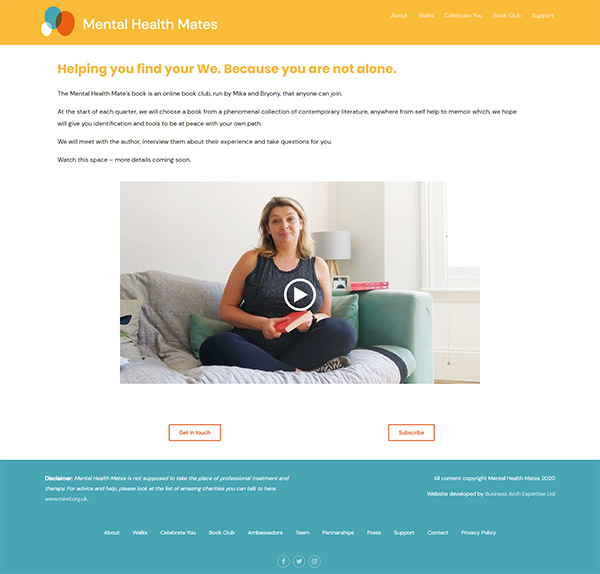 Mental Health Mates book club
