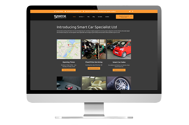 New website for local mechanic