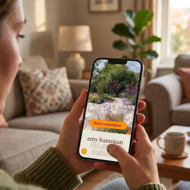 AH Garden Design website